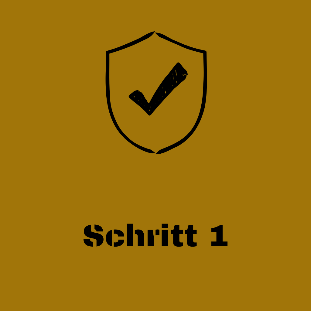 Schritt 1 Registrierung